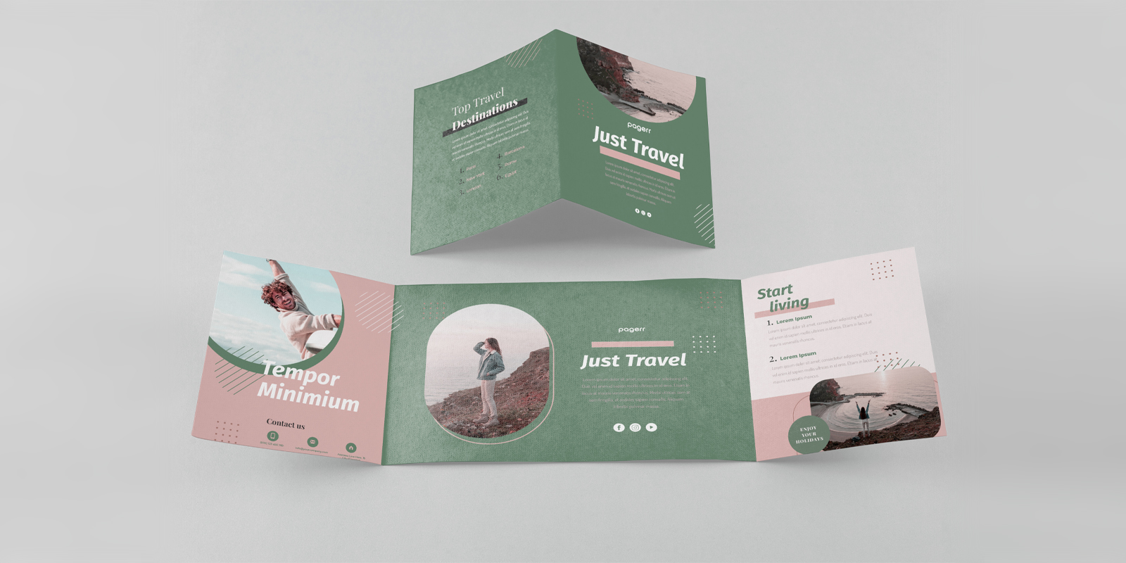 Folded leaflets in Darwin - Print with Pagerr
