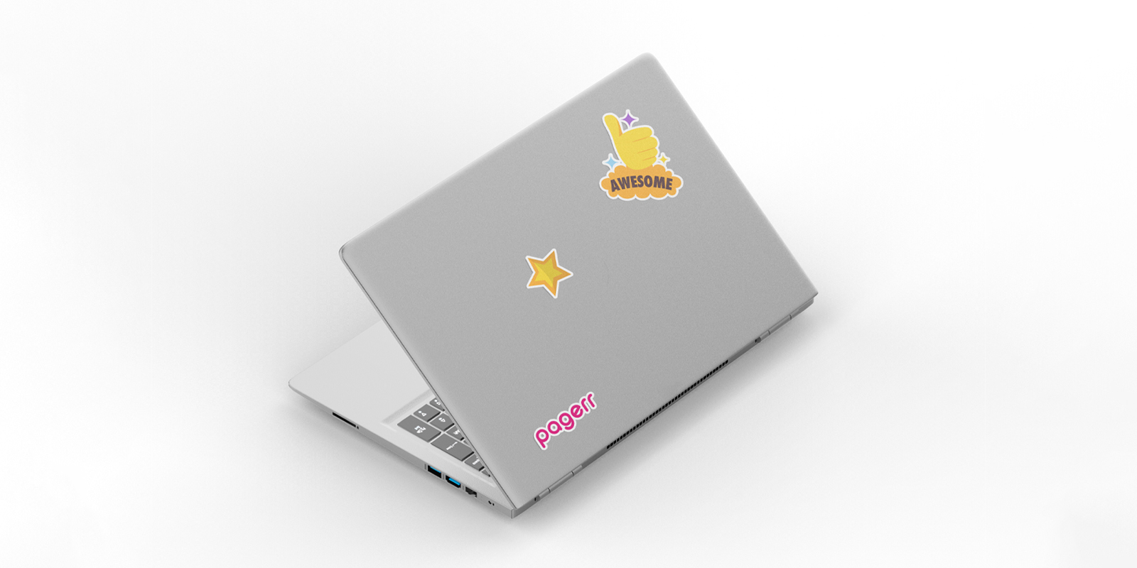 Laptop stickers in Perth - Print with Pagerr