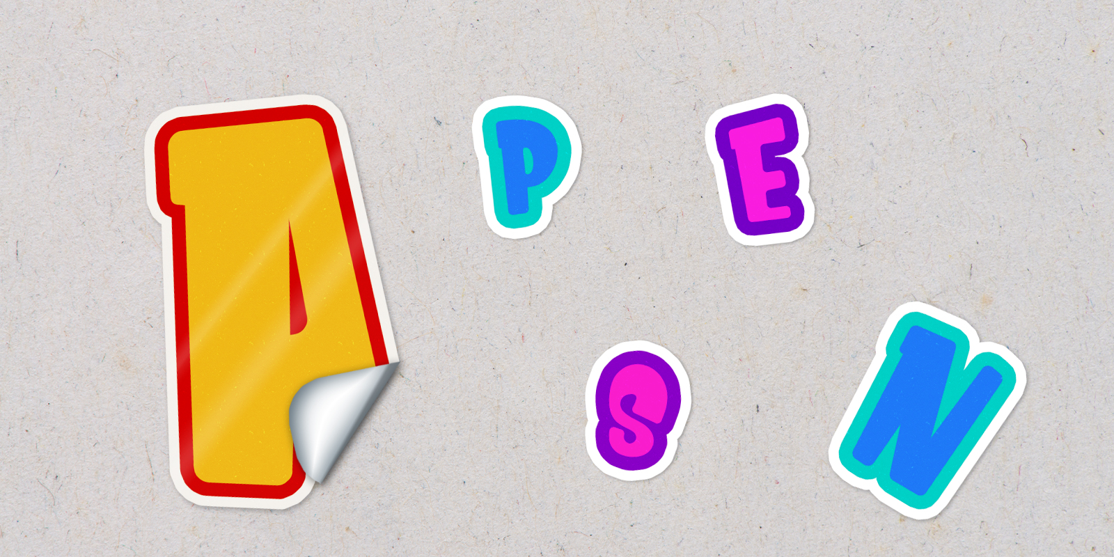 Letter stickers in Adelaide - Print with Pagerr
