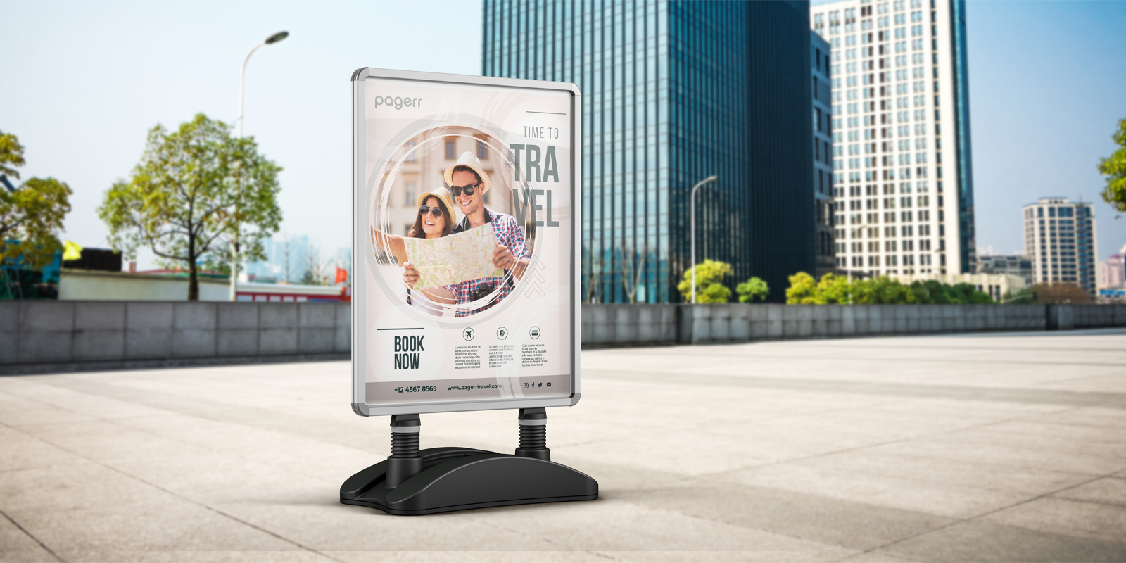 Pavement signs in Rockingham - Print with Pagerr